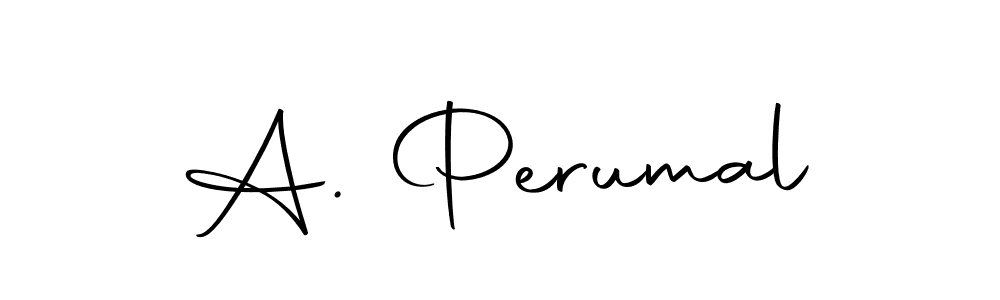 Use a signature maker to create a handwritten signature online. With this signature software, you can design (Autography-DOLnW) your own signature for name A. Perumal. A. Perumal signature style 10 images and pictures png