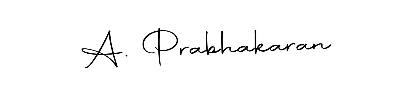 Similarly Autography-DOLnW is the best handwritten signature design. Signature creator online .You can use it as an online autograph creator for name A. Prabhakaran. A. Prabhakaran signature style 10 images and pictures png