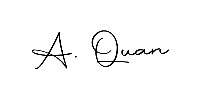 How to make A. Quan name signature. Use Autography-DOLnW style for creating short signs online. This is the latest handwritten sign. A. Quan signature style 10 images and pictures png