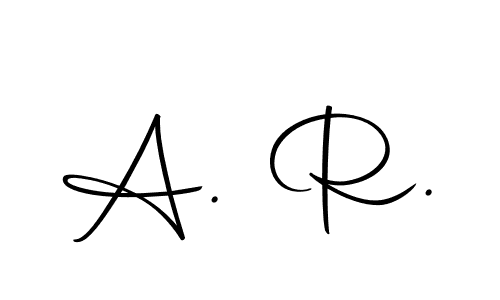 Make a beautiful signature design for name A. R.. With this signature (Autography-DOLnW) style, you can create a handwritten signature for free. A. R. signature style 10 images and pictures png