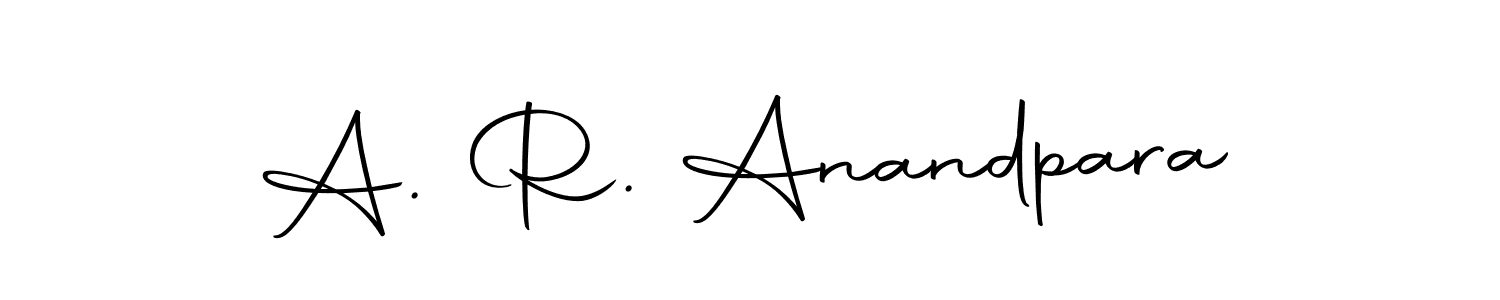 if you are searching for the best signature style for your name A. R. Anandpara. so please give up your signature search. here we have designed multiple signature styles  using Autography-DOLnW. A. R. Anandpara signature style 10 images and pictures png
