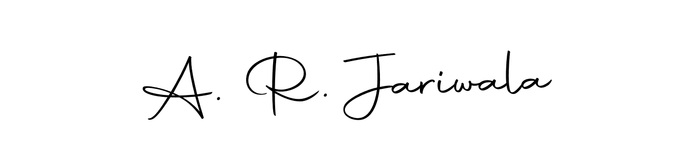 Make a beautiful signature design for name A. R. Jariwala. Use this online signature maker to create a handwritten signature for free. A. R. Jariwala signature style 10 images and pictures png