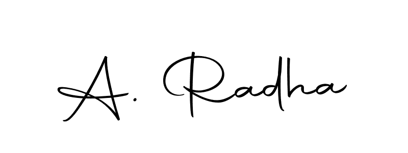 Best and Professional Signature Style for A. Radha. Autography-DOLnW Best Signature Style Collection. A. Radha signature style 10 images and pictures png