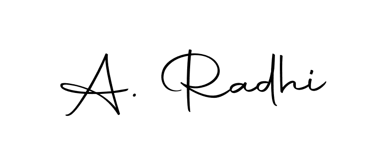 How to Draw A. Radhi signature style? Autography-DOLnW is a latest design signature styles for name A. Radhi. A. Radhi signature style 10 images and pictures png