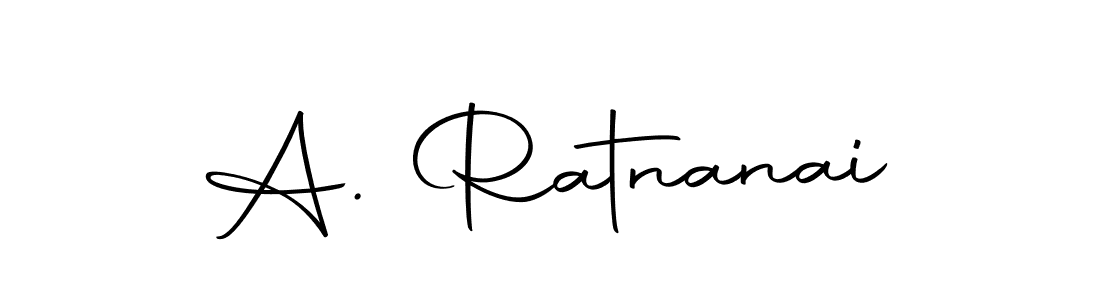Create a beautiful signature design for name A. Ratnanai. With this signature (Autography-DOLnW) fonts, you can make a handwritten signature for free. A. Ratnanai signature style 10 images and pictures png