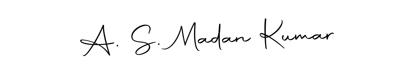 Use a signature maker to create a handwritten signature online. With this signature software, you can design (Autography-DOLnW) your own signature for name A. S. Madan Kumar. A. S. Madan Kumar signature style 10 images and pictures png