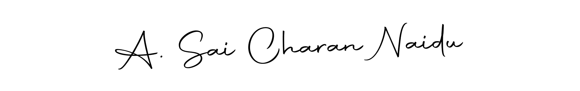 Use a signature maker to create a handwritten signature online. With this signature software, you can design (Autography-DOLnW) your own signature for name A. Sai Charan Naidu. A. Sai Charan Naidu signature style 10 images and pictures png