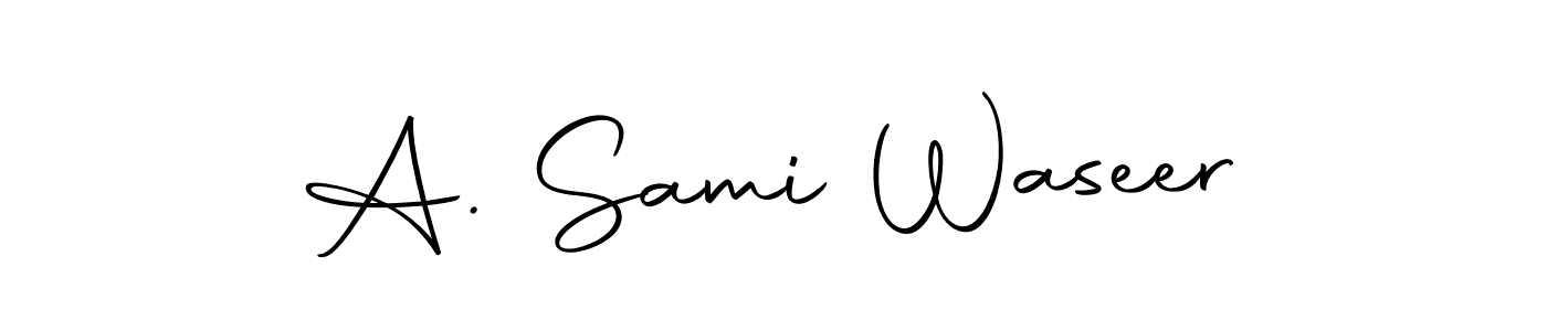 Also You can easily find your signature by using the search form. We will create A. Sami Waseer name handwritten signature images for you free of cost using Autography-DOLnW sign style. A. Sami Waseer signature style 10 images and pictures png