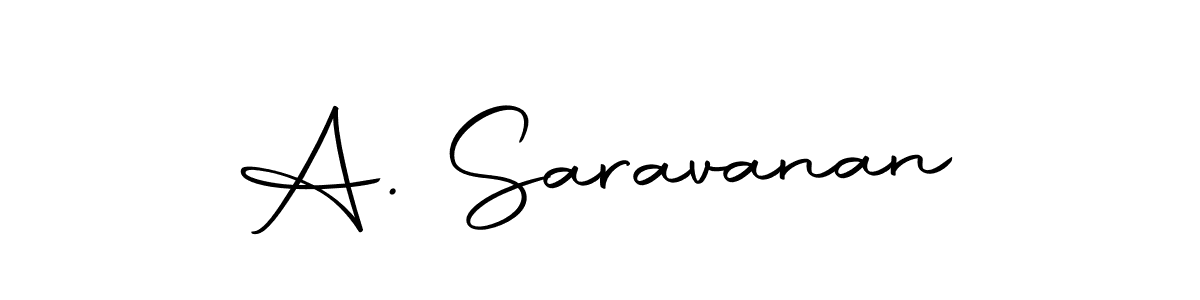 Create a beautiful signature design for name A. Saravanan. With this signature (Autography-DOLnW) fonts, you can make a handwritten signature for free. A. Saravanan signature style 10 images and pictures png