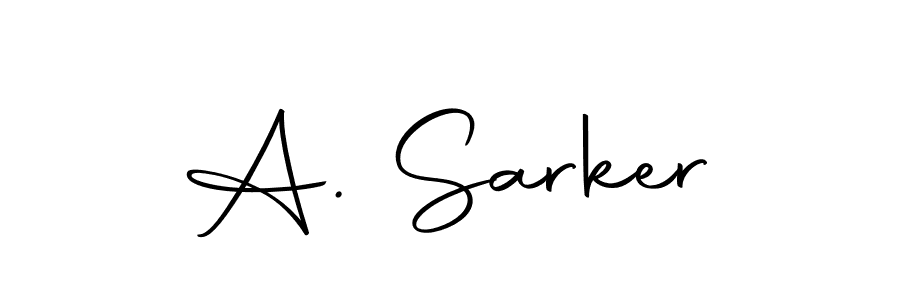 The best way (Autography-DOLnW) to make a short signature is to pick only two or three words in your name. The name A. Sarker include a total of six letters. For converting this name. A. Sarker signature style 10 images and pictures png