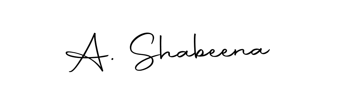 Also we have A. Shabeena name is the best signature style. Create professional handwritten signature collection using Autography-DOLnW autograph style. A. Shabeena signature style 10 images and pictures png