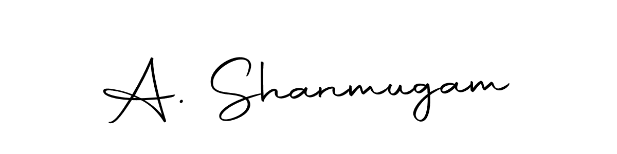 Create a beautiful signature design for name A. Shanmugam. With this signature (Autography-DOLnW) fonts, you can make a handwritten signature for free. A. Shanmugam signature style 10 images and pictures png