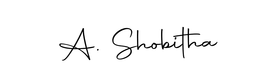 Also we have A. Shobitha name is the best signature style. Create professional handwritten signature collection using Autography-DOLnW autograph style. A. Shobitha signature style 10 images and pictures png