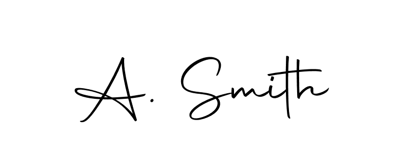 Create a beautiful signature design for name A. Smith. With this signature (Autography-DOLnW) fonts, you can make a handwritten signature for free. A. Smith signature style 10 images and pictures png