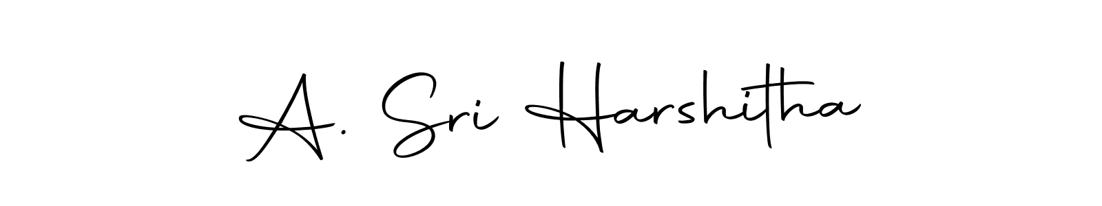 Design your own signature with our free online signature maker. With this signature software, you can create a handwritten (Autography-DOLnW) signature for name A. Sri Harshitha. A. Sri Harshitha signature style 10 images and pictures png