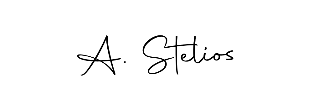 Use a signature maker to create a handwritten signature online. With this signature software, you can design (Autography-DOLnW) your own signature for name A. Stelios. A. Stelios signature style 10 images and pictures png