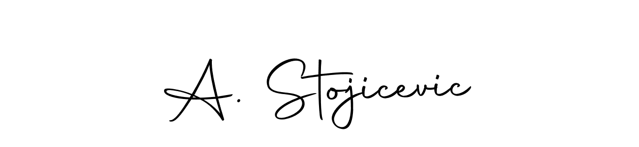 Make a beautiful signature design for name A. Stojicevic. With this signature (Autography-DOLnW) style, you can create a handwritten signature for free. A. Stojicevic signature style 10 images and pictures png