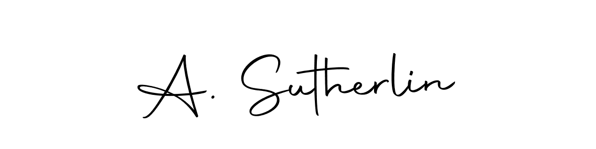 Best and Professional Signature Style for A. Sutherlin. Autography-DOLnW Best Signature Style Collection. A. Sutherlin signature style 10 images and pictures png