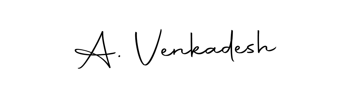 A. Venkadesh stylish signature style. Best Handwritten Sign (Autography-DOLnW) for my name. Handwritten Signature Collection Ideas for my name A. Venkadesh. A. Venkadesh signature style 10 images and pictures png
