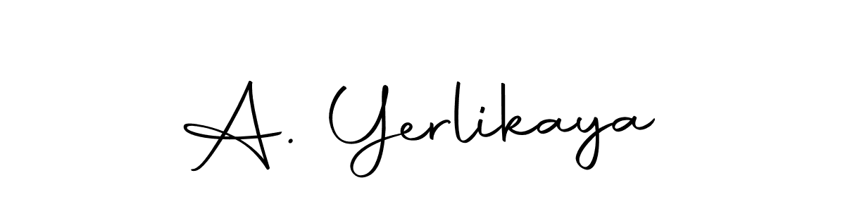 Create a beautiful signature design for name A. Yerlikaya. With this signature (Autography-DOLnW) fonts, you can make a handwritten signature for free. A. Yerlikaya signature style 10 images and pictures png