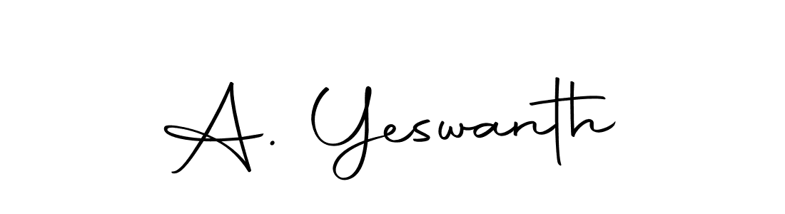 You can use this online signature creator to create a handwritten signature for the name A. Yeswanth. This is the best online autograph maker. A. Yeswanth signature style 10 images and pictures png