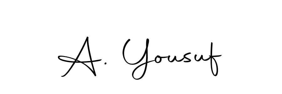 Use a signature maker to create a handwritten signature online. With this signature software, you can design (Autography-DOLnW) your own signature for name A. Yousuf. A. Yousuf signature style 10 images and pictures png
