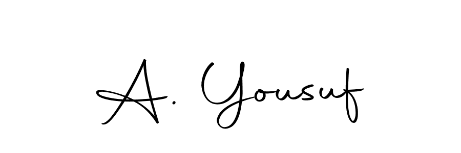 if you are searching for the best signature style for your name A. Yousuf. so please give up your signature search. here we have designed multiple signature styles  using Autography-DOLnW. A. Yousuf signature style 10 images and pictures png
