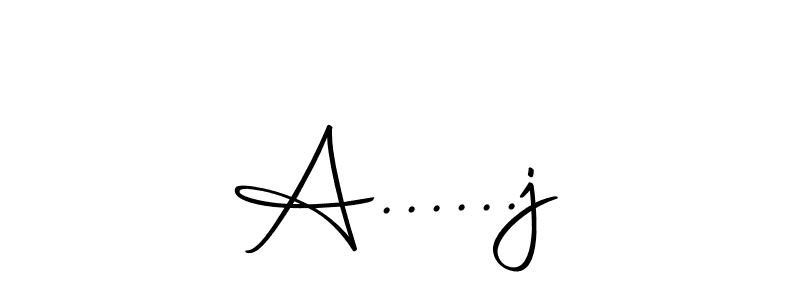 It looks lik you need a new signature style for name A......j. Design unique handwritten (Autography-DOLnW) signature with our free signature maker in just a few clicks. A......j signature style 10 images and pictures png