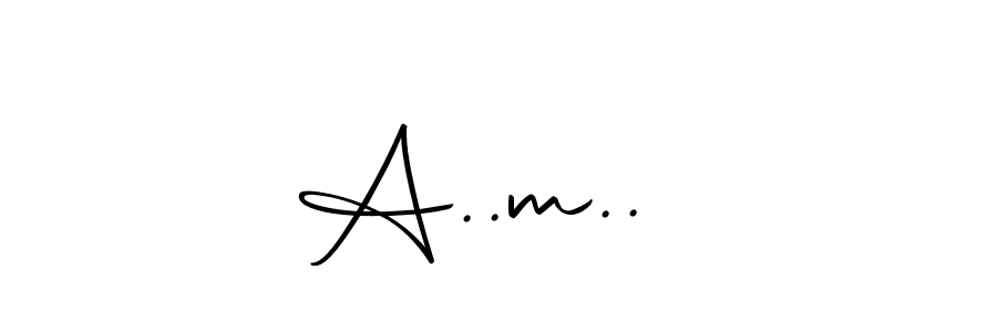 Use a signature maker to create a handwritten signature online. With this signature software, you can design (Autography-DOLnW) your own signature for name A..m..   . A..m..    signature style 10 images and pictures png