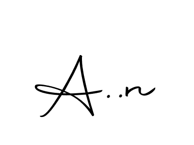 You should practise on your own different ways (Autography-DOLnW) to write your name (A..n) in signature. don't let someone else do it for you. A..n signature style 10 images and pictures png