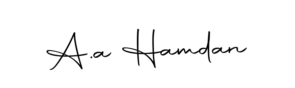 Make a short A.a Hamdan signature style. Manage your documents anywhere anytime using Autography-DOLnW. Create and add eSignatures, submit forms, share and send files easily. A.a Hamdan signature style 10 images and pictures png