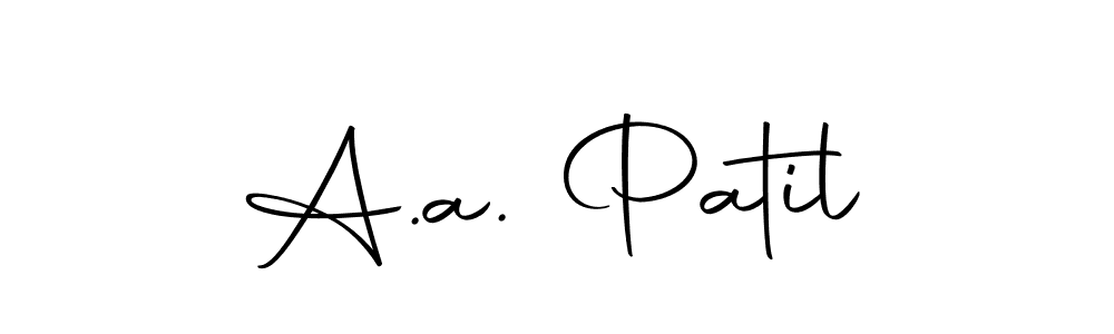 Make a beautiful signature design for name A.a. Patil. Use this online signature maker to create a handwritten signature for free. A.a. Patil signature style 10 images and pictures png