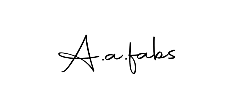 The best way (Autography-DOLnW) to make a short signature is to pick only two or three words in your name. The name A.a.fabs include a total of six letters. For converting this name. A.a.fabs signature style 10 images and pictures png