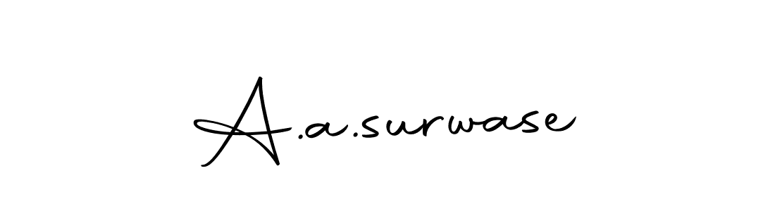 How to make A.a.surwase signature? Autography-DOLnW is a professional autograph style. Create handwritten signature for A.a.surwase name. A.a.surwase signature style 10 images and pictures png