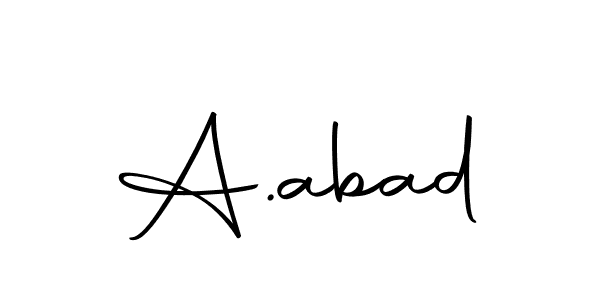 Autography-DOLnW is a professional signature style that is perfect for those who want to add a touch of class to their signature. It is also a great choice for those who want to make their signature more unique. Get A.abad name to fancy signature for free. A.abad signature style 10 images and pictures png