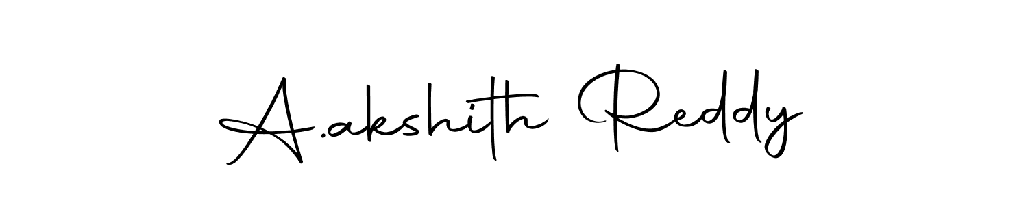 Also we have A.akshith Reddy name is the best signature style. Create professional handwritten signature collection using Autography-DOLnW autograph style. A.akshith Reddy signature style 10 images and pictures png