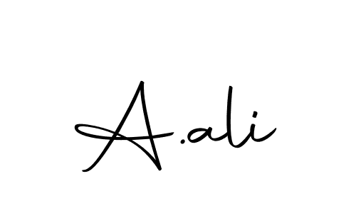 Make a beautiful signature design for name A.ali. With this signature (Autography-DOLnW) style, you can create a handwritten signature for free. A.ali signature style 10 images and pictures png