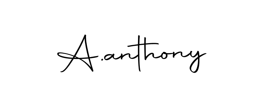 The best way (Autography-DOLnW) to make a short signature is to pick only two or three words in your name. The name A.anthony include a total of six letters. For converting this name. A.anthony signature style 10 images and pictures png