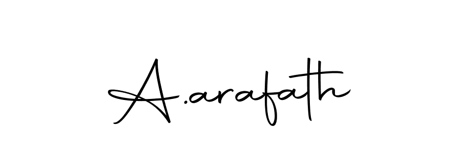 Design your own signature with our free online signature maker. With this signature software, you can create a handwritten (Autography-DOLnW) signature for name A.arafath. A.arafath signature style 10 images and pictures png