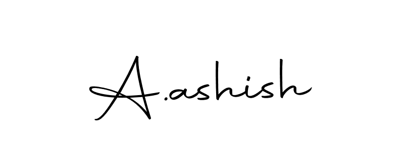 How to make A.ashish name signature. Use Autography-DOLnW style for creating short signs online. This is the latest handwritten sign. A.ashish signature style 10 images and pictures png