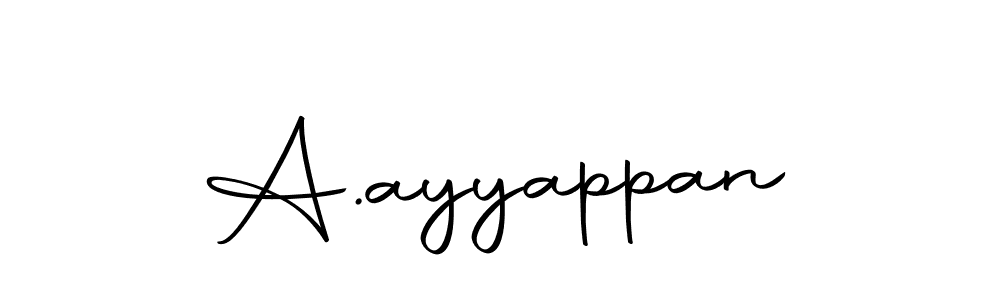 How to make A.ayyappan name signature. Use Autography-DOLnW style for creating short signs online. This is the latest handwritten sign. A.ayyappan signature style 10 images and pictures png