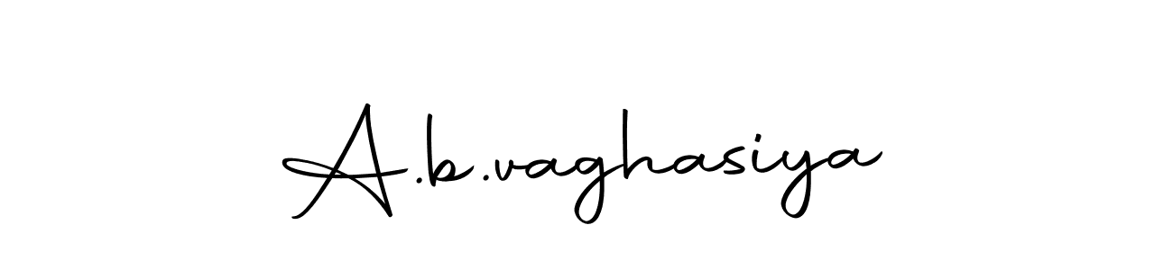 Make a beautiful signature design for name A.b.vaghasiya. With this signature (Autography-DOLnW) style, you can create a handwritten signature for free. A.b.vaghasiya signature style 10 images and pictures png