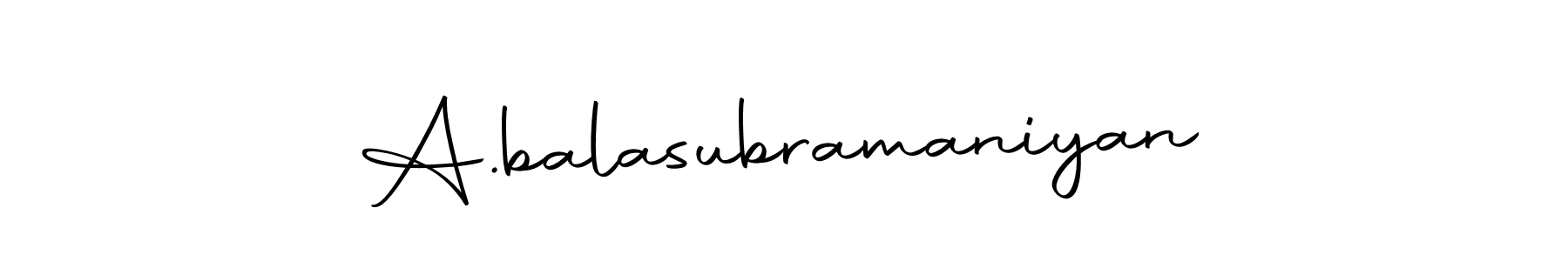 Check out images of Autograph of A.balasubramaniyan name. Actor A.balasubramaniyan Signature Style. Autography-DOLnW is a professional sign style online. A.balasubramaniyan signature style 10 images and pictures png