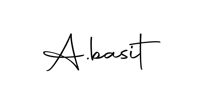 Make a beautiful signature design for name A.basit. With this signature (Autography-DOLnW) style, you can create a handwritten signature for free. A.basit signature style 10 images and pictures png