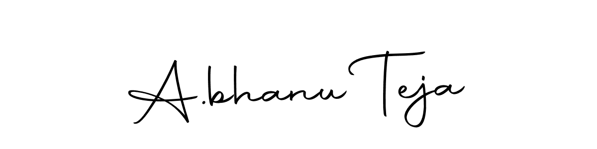 Make a beautiful signature design for name A.bhanu Teja. With this signature (Autography-DOLnW) style, you can create a handwritten signature for free. A.bhanu Teja signature style 10 images and pictures png