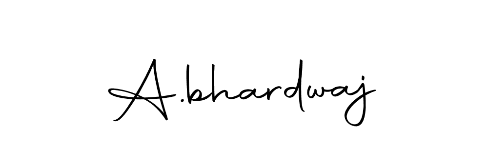 Use a signature maker to create a handwritten signature online. With this signature software, you can design (Autography-DOLnW) your own signature for name A.bhardwaj. A.bhardwaj signature style 10 images and pictures png