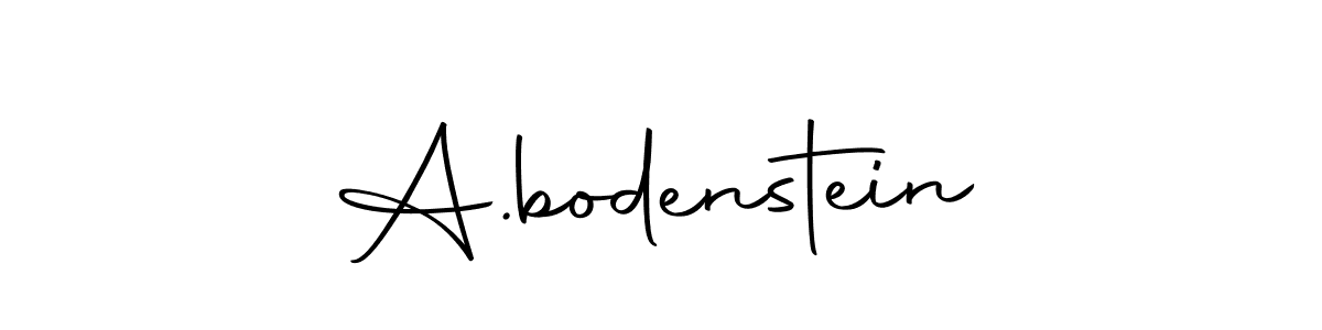 Make a beautiful signature design for name A.bodenstein. With this signature (Autography-DOLnW) style, you can create a handwritten signature for free. A.bodenstein signature style 10 images and pictures png