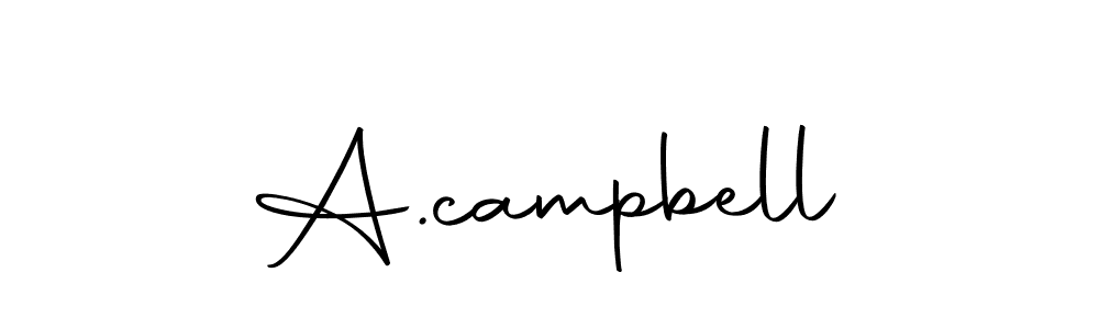 A.campbell stylish signature style. Best Handwritten Sign (Autography-DOLnW) for my name. Handwritten Signature Collection Ideas for my name A.campbell. A.campbell signature style 10 images and pictures png