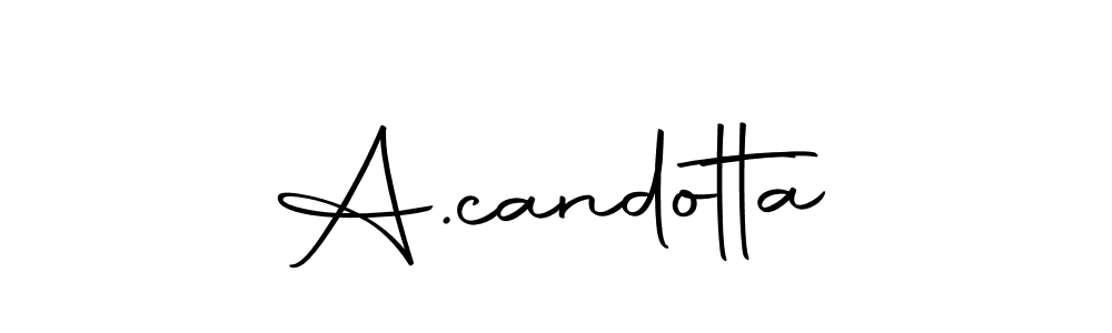 Design your own signature with our free online signature maker. With this signature software, you can create a handwritten (Autography-DOLnW) signature for name A.candotta. A.candotta signature style 10 images and pictures png