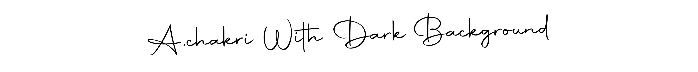 The best way (Autography-DOLnW) to make a short signature is to pick only two or three words in your name. The name A.chakri With Dark Background include a total of six letters. For converting this name. A.chakri With Dark Background signature style 10 images and pictures png